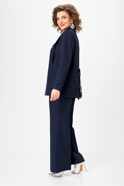 Брюки, жакет Vilena 1138 темно-синий - фото 2