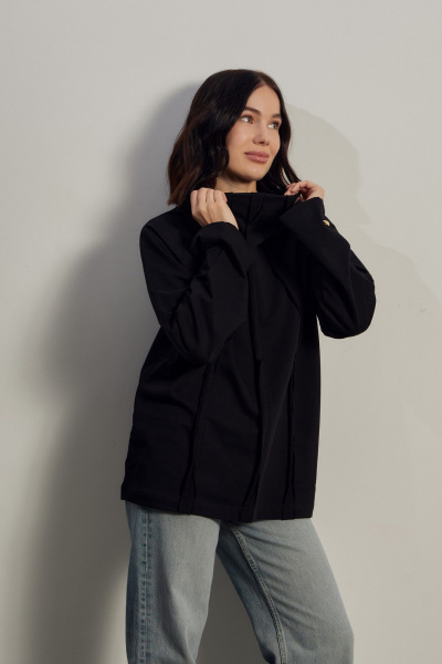 Джемпер Dorima W8.009 черный - фото 6