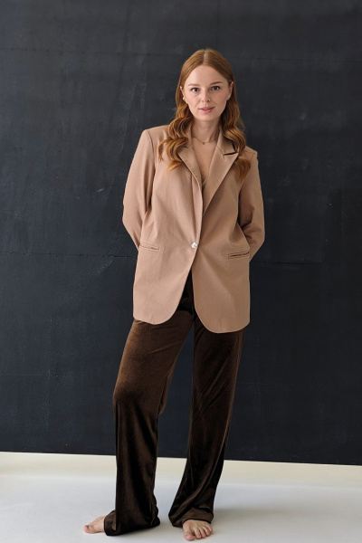 Брюки Dorima W10.013 кофе - фото 1