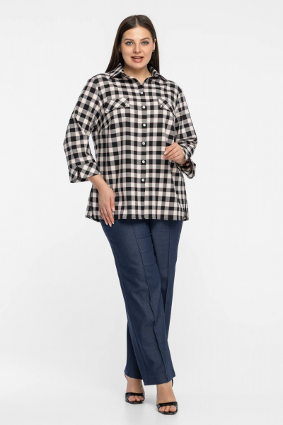 Блуза Avila 1012 розовый - фото 3