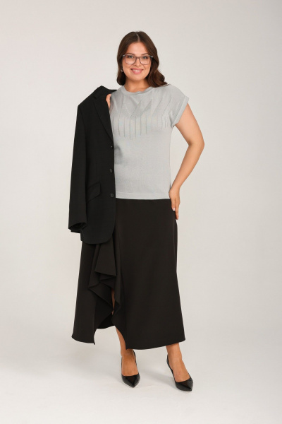 Джемпер BONADI 2130 серый - фото 4