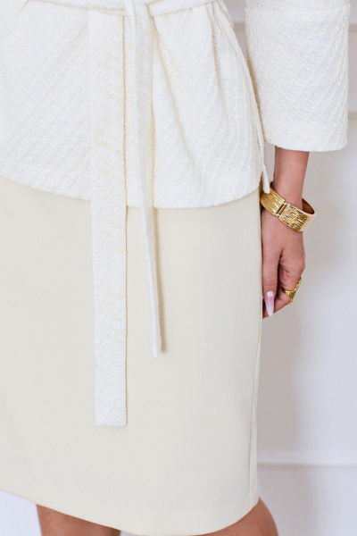 Блуза, юбка Golden Valley 6763-1 бежевый - фото 5