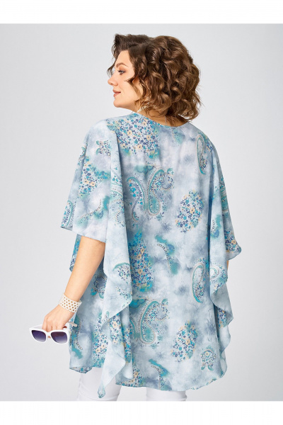 Блуза Zlata 4464 голубой - фото 6