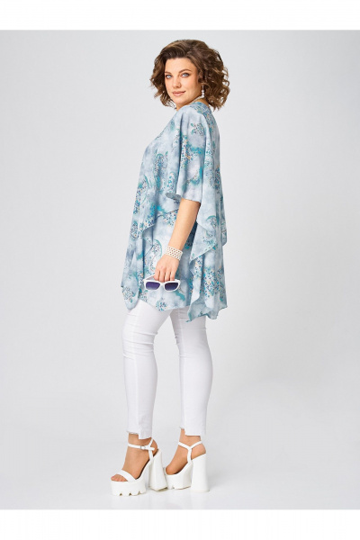 Блуза Zlata 4464 голубой - фото 4
