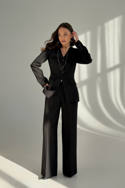 Жакет T.N.D М674 черный - фото 4