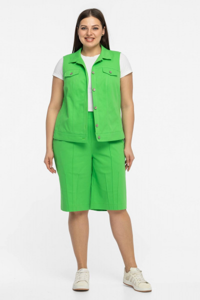 Жилет Avila 0924 зеленый - фото 2