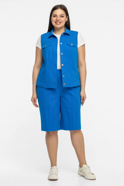 Жилет Avila 0924 лазурный - фото 1