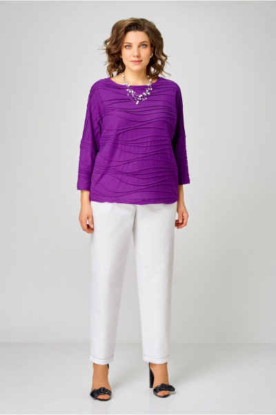 Джемпер Bliss 9404 фиолетовый - фото 5