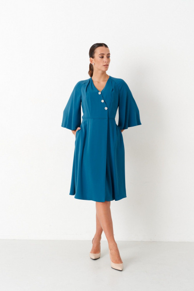 Платье Morozov Amavie 1.1613_B3_Solange_изумруд - фото 1