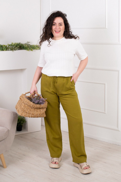 Брюки Купалинка 625302.164 зеленое яблоко - фото 2