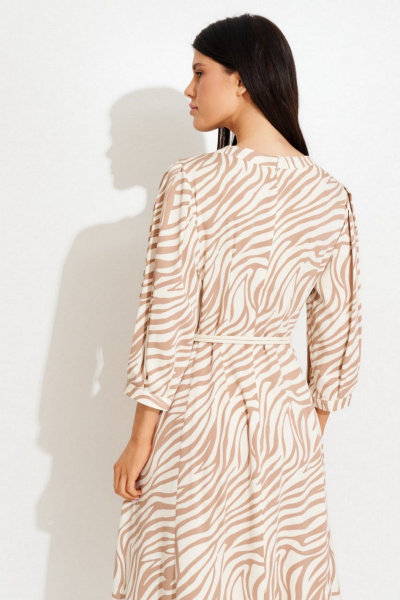 Платье Morozov Amavie 1.1995_B1_Dalia_зебра-бежевая - фото 3