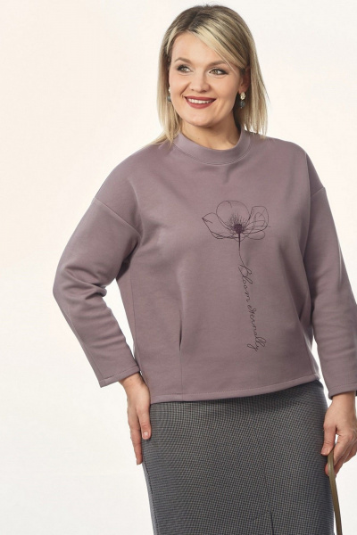 Джемпер Takka Plus 26-264 какао - фото 1