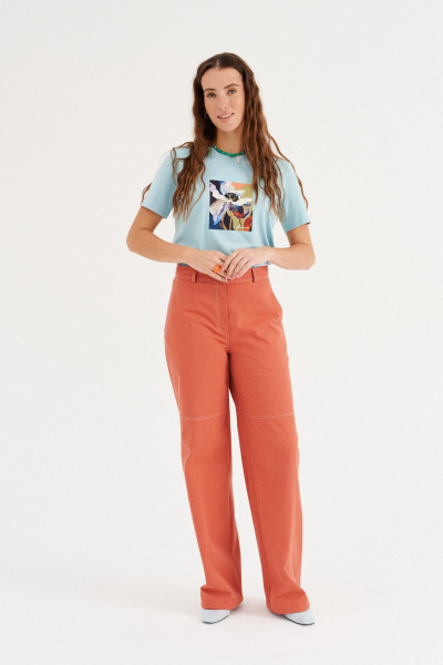 Брюки Morozov Amavie 4.2198_A1_Darima_терракотовый - фото 9
