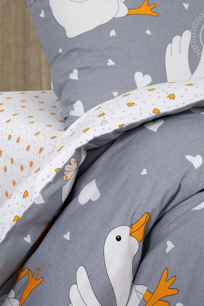 Наволочка, пододеяльник, простыня АРТПОСТЕЛЬ 904 гусиные_лапки - фото 3