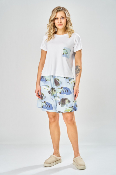 Топ, шорты Anna Majewska 1551 - фото 2