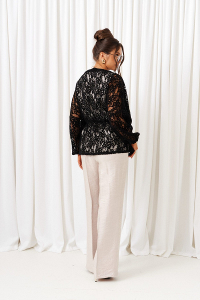 Блуза, брюки, топ Beautiful&Free 6424 черный - фото 6