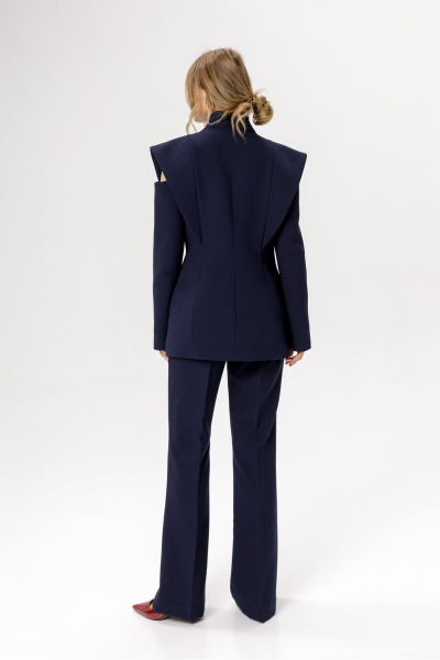 Брюки PiRS 6343 темно-синий - фото 7