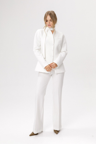 Брюки PiRS 6343 белый - фото 6