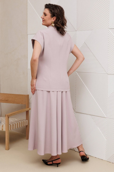 Жилет, юбка Anastasia 1329 пудра - фото 4