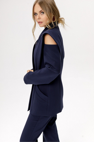 Жакет PiRS 6368 темно-синий - фото 4