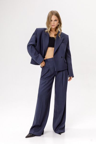 Жакет PiRS 6377 джинсовый - фото 7