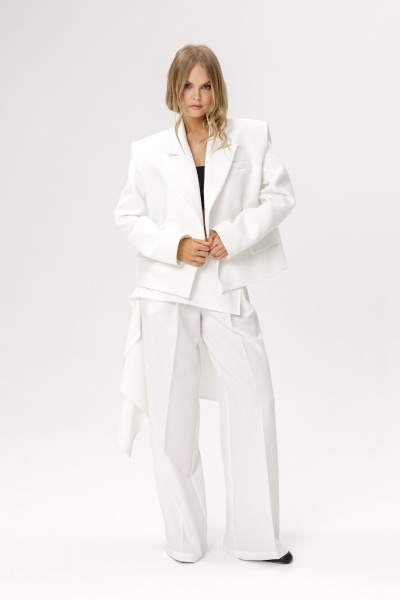 Брюки PiRS 6378 белый - фото 12