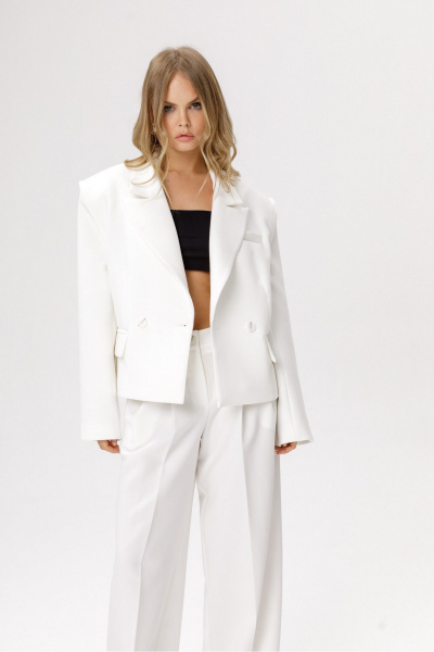 Брюки PiRS 6378 белый - фото 6