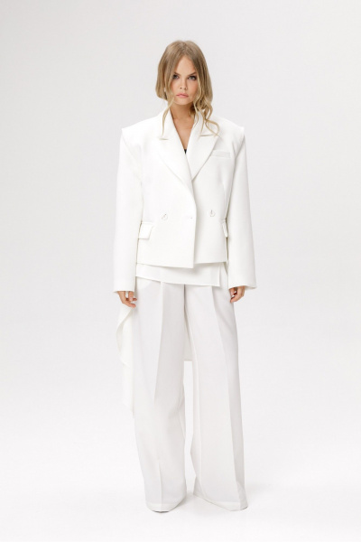 Брюки PiRS 6378 белый - фото 1