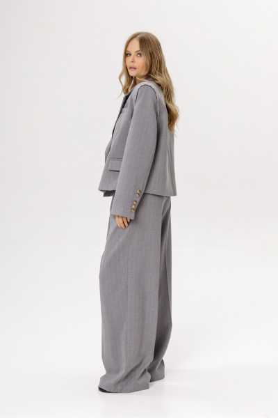 Брюки PiRS 6378 светло-серый - фото 9