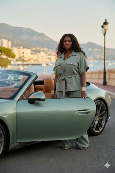 Брюки Vittoria Queen 28093бр хаки - фото 6