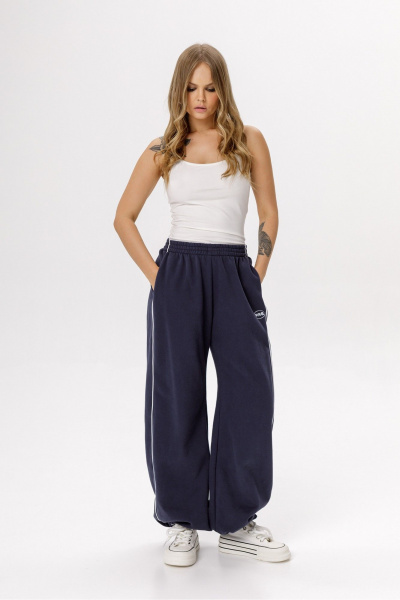 Брюки PiRS 6533 синий_с_лого - фото 3