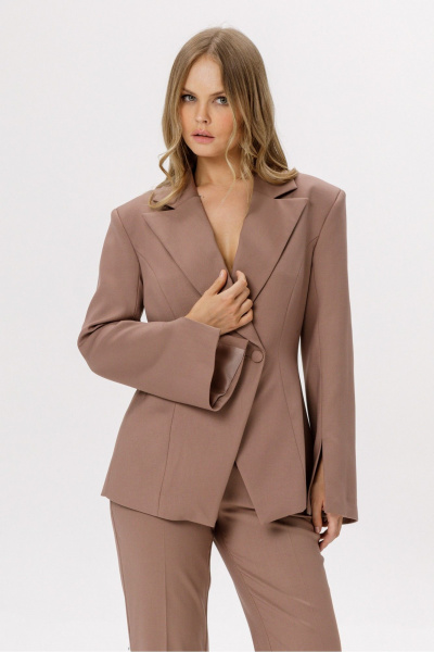 Баска, жакет PiRS 6540 коричневый - фото 6