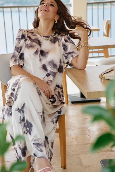 Платье Vittoria Queen 28603 экрю - фото 8