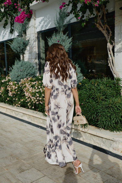 Платье Vittoria Queen 28603 экрю - фото 7