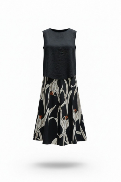 Блуза Vittoria Queen 28683бл черный - фото 8