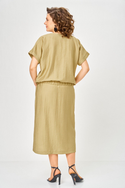 Жакет, юбка ANASTASIA MAK 1320 горчица - фото 8