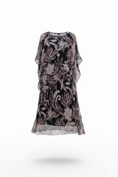 Платье Vittoria Queen 29123 черно-фиолетовый - фото 7