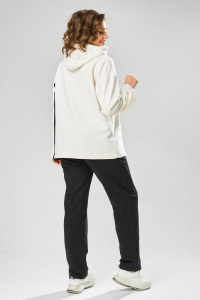 Брюки, худи Rishelie 999 бело+черный - фото 6