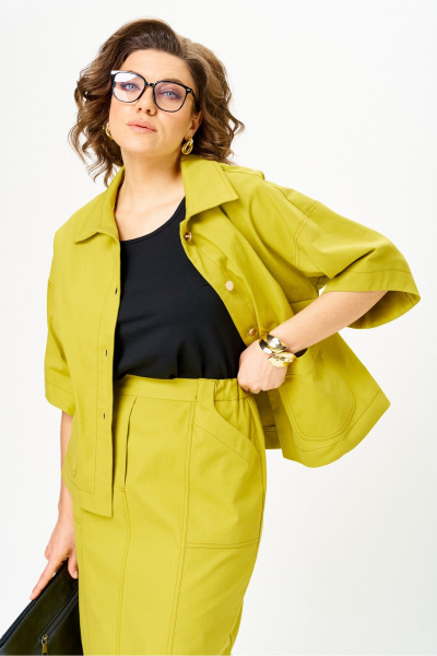 Блуза, жакет, юбка Орхидея 1666 - фото 2