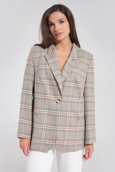 Жакет Панда 154633w бежевый - фото 2