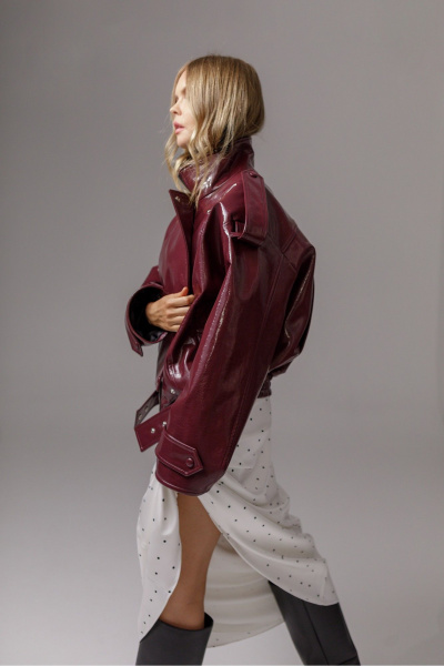 Куртка PiRS 6565 бургунди - фото 3