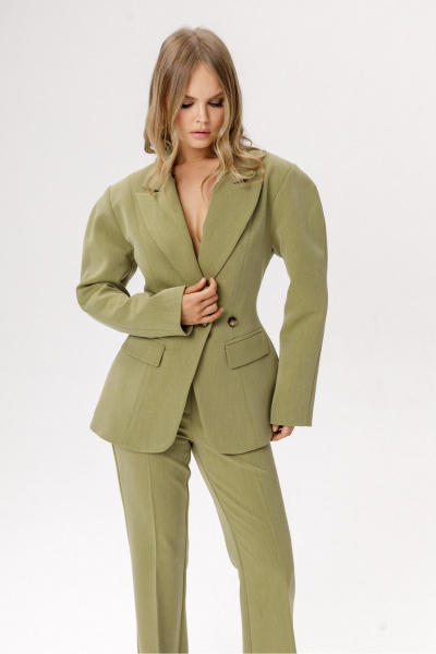 Жакет PiRS 6573 оливковый - фото 1