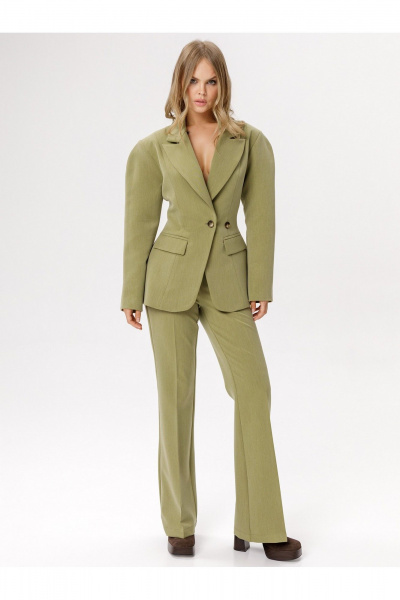 Жакет PiRS 6573 оливковый - фото 6