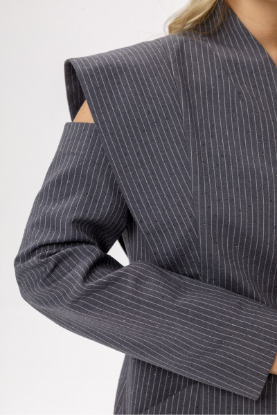 Жакет PiRS 6581 серый - фото 2