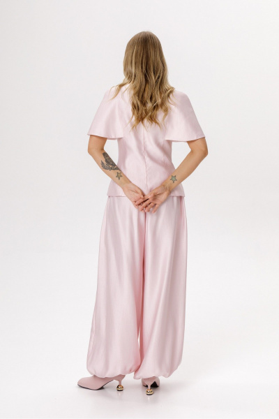 Блуза PiRS 6583 розовый - фото 3