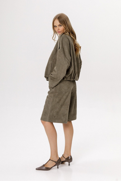 Бомбер PiRS 6592 хаки - фото 6