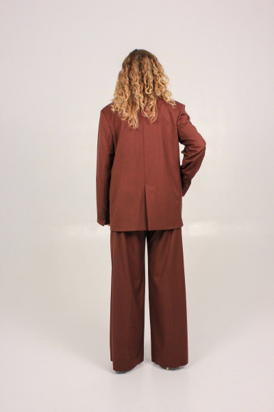 Жакет Dolce Forma GAK-BE-01-25_коричневый - фото 3