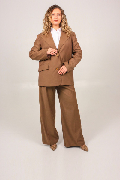 Жакет Dolce Forma GAK-BE-01-25_темно-бежевый - фото 1