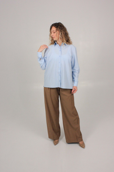 Блуза Dolce Forma BLY-BE-01_голубой - фото 5