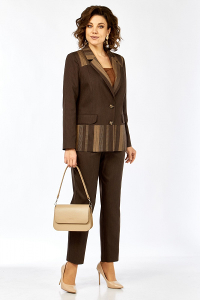 Брюки, жакет Matini 1.1364 коричневый - фото 4